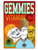 3soyjaks angry box candy clothes ear food fruit fruitjak gem gemmies glasses hat i_fucking_love_science lemon open_mouth orange_(fruit) pineapple scared soyjak stubble text variant:classic_soyjak variant:gapejak variant:nojak yellow_skin // 648x848 // 425.3KB