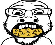 beard big_lips big_nose coins glasses open_mouth stubble teeth variant:coinjak // 732x605 // 108.2KB