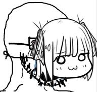anime bloodshot_eyes crying female glasses hair mask open_mouth soyjak stubble tagme_weeb_name variant:cryboy_soyjak // 680x642 // 242.2KB