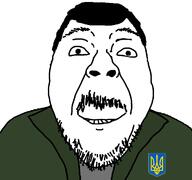 clothes jacket mustache russo_ukrainian_war smile stubble ukraine variant:bernd volodymyr_zelenskyy // 1200x1125 // 44.7KB