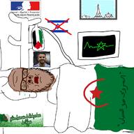 algeria angry coma copium crying france glasses hospital israel morocco open_mouth palestine paris polisario soyjak stubble text variant:gapejak // 1200x1200 // 469.3KB