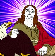 christianity chud classical_art_parody eagle freemasonry john_the_evangelist religion // 800x818 // 478.2KB