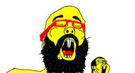 2soyjaks beard buck_teeth flag:china glasses hair open_mouth variant:eggbert yellow_skin // 1265x695 // 48.6KB