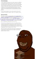 africa arm dirt eating glasses hand holding_object minecraft smile soyjak stubble subvariant:wholesome_soyjak text united_states variant:gapejak video_game yellow_teeth // 668x1000 // 244.5KB