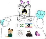 4chan angry averi cat_ear changed fat fox furry glasses glove map_(pedophile) mauzymice my_little_pony open_mouth paw pedophile stubble twitter variant:unknown yellow_teeth // 1000x851 // 349.1KB