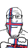fact faroe_islands flag flag:faroe_islands glasses pointing sign smile stubble text variant:markiplier_soyjak // 601x1018 // 113.2KB