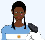 animated argentina bbc blood bloodshot_eyes bolivia brown_skin country ear ext=gif flag flag:argentina flag:bolivia gun gunshot hand i_love long_hair murder nose open_mouth pistol soyjak stubble text traced variant:unknown violence yellow_teeth // 1000x900 // 214.4KB