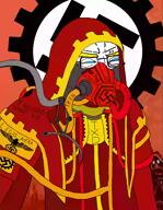 adeptus_mechanicus animated blue_eyes clothes glasses legio_astra meta:tagme millions_must_die nazism redraw swastika techpriest total_nigger_death variant:chudjak video warahmmer warhammer yellow_hair // 918x1178, 63.6s // 5.0MB