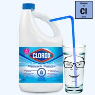 bleach bottle chemistry chlorine clorox drinking_straw element glass glasses smile soyjak straw text variant:feraljak // 937x937 // 602.0KB