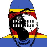 angry country eswatini flag glasses open_mouth soyjak stubble variant:cobson // 721x720 // 32.4KB