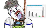 atheism bloodshot_eyes clothes crying eyelashes glasses hanging hat i_fucking_love_science lgbt mustache open_mouth reddit rope soyjak stubble suicide text tongue variant:bernd yellow_teeth // 1377x837 // 491.6KB