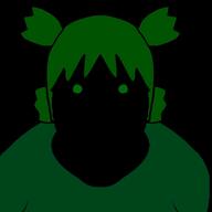 4chan anime black_skin clothes green_hair hair horror looking_at_you no_mouth soyjak variant:el_perro_rabioso yotsoyba // 562x562 // 47.4KB