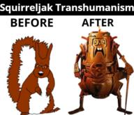 animal buck_teeth cane doctor_who metal robot squirrel squirreljak subvariant:feralsquirrel transhumanism variant:feraljak // 450x386 // 167.4KB