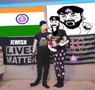 3soyjaks angry arm baby bbc beanie beard biting_lip bloodshot_eyes closed_mouth clothes crying cuck ear earring ethan_klein flag glasses h3h3_productions hand hat india indian irl_background kris_kane merge nose_piercing open_mouth painted_nails pregnant someordinarygamers soyjak spade stretched_chin subvariant:hornyson subvariant:mutaharson subvariant:slutson tattoo text variant:cobson variant:soyak youtube youtuber // 1078x1021 // 950.3KB