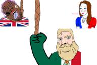 2soyjaks arm bbc beard bindi bloodshot_eyes blue_eyes brown_skin country crying flag france glasses hand hanging holding_object lynching mexico nordic_chad open_mouth queen_of_spades rope smile soyjak spade stubble tattoo trad_wife united_kingdom variant:cobson variant:wojak white_skin wojak yellow_hair // 2576x1720 // 1.0MB