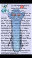4chan antenna bloodshot_eyes blue_skin calm closed_mouth crazed ear glasses greentext music pokemon red_eyes reddit smile sound soyjak stretched_chin stretched_mouth stubble variant:markiplier_soyjak vein wrinkles // 480x854, 75s // 1.5MB