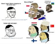 adolf_hitler calarts closed_mouth concerned country czechia finland flag frown glasses grin hair hungary judaism mustache nordic_chad poland serbia smile so_true soyjak stubble turkiye variant:soyak // 1280x1021 // 154.2KB