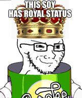 closed_mouth crown glasses impact_font king meme royalty smug sproke stubble text variant:soyak // 972x1161 // 557.5KB