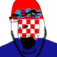 angry animal country crescent croatia crown flag glasses goat lion open_mouth shield soyjak star star_and_crescent stubble variant:cobson weasel // 721x720 // 44.0KB