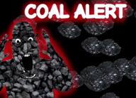 animated arm black_background coal coal_alert coal_skin excited glasses glowing hand music open_mouth sound soyjak stubble text variant:ppp video // 664x480, 12.1s // 3.7MB