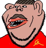 amerimutt communism communist_party_of_ussr eyes hammer_and_sickle joseph_stalin mustache red_shirt soviet_union stalinism // 375x394 // 62.8KB