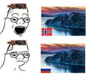 country flag flag:norway flag:russia frown glasses landscape nature norway open_mouth place_japan russia sea variant:soyak water zoomer zoomer_hair // 763x627 // 337.0KB