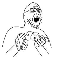 arm controller glasses hand holding_object joycon nintendo nintendo_switch open_mouth soyjak stubble variant:unknown video_game xbox // 400x400 // 10.1KB