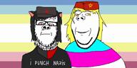 1488 3soyjaks alunya animated antifa arm ass black_sun blood bloodshot_eyes cat_ear catgirl clenched_teeth closed_mouth clothes communism death fist full_body gore hair hammer_and_sickle hand hat heart i_love invincible_(show) leftypol lithuanian_(artist) long_hair looking_at_each_other map_(pedophile) mustache neutral pedophile penis poop red_eyes smile soyjak stubble subvariant:chudjak_front subvariant:gapejak_female swastika text thumbnail_bait tranny variant:a24_slowburn_soyjak variant:chudjak variant:gapejak video yellow_eyes yellow_hair // 1088x544, 40.4s // 3.8MB