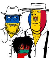 are_you_soying_what_im_soying closed_mouth clothes country countrywar flag:moldova flag:transnistria flag:ukraine glasses hat moldova smule stubble teeth transnistria variant:cobson // 1200x1415 // 423.1KB