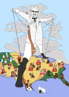 amerimutt animal arm aryan black_skin blond blue_eyes brown_skin cap closed_mouth clothes colonel_sanders colonialism colonization country cowboy duke_nukem farmer fast_food full_body glasses hair hand hat ireland irish_flag italian_flag italy kanye_west kfc latinx leg map multiple_soyjaks native_american negro nigger northwest_front open_mouth ronald_mcdonald sea shark silicon_graphics smile smug soyjak subvariant:chudjak_front subvariant:impish_horse subvariant:unbotheredchud text the_rhodes_colossus tranny united_states variant:bernd variant:chudjak variant:cobson variant:feraljak variant:impish_soyak_ears variant:unknown water white_skin // 5605x7938 // 4.2MB