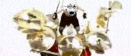 angry animated bloodshot_eyes crying drum drum_set drummer glasses irl metal_(music) mudvayne music open_mouth soyjak stubble variant:cryboy_soyjak // 270x115 // 691.5KB