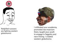 closed_mouth country flag hair meme nazi pol_(4chan) russia smile soyjak swastika text variant:chudjak // 960x720 // 208.3KB
