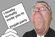 bernd_schmidt closed_mouth glasses invite soyjak_party stubble subvariant:wholesome_soyjak variant:gapejak // 1200x800 // 638.7KB