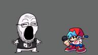animated boyfriend_(friday_night_funkin) clothes friday_night_funkin glasses hat logo microphone nintendo nintendo_switch no_nose open_mouth soyjak stubble variant:unknown video_game // 1280x718 // 5.6MB