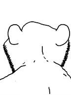 back ear soyjak stubble template variant:impish_soyak_ears // 574x768 // 49.6KB