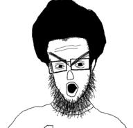 beard glasses hair open_mouth soyjak template variant:jimmy_numale // 1440x1388 // 241.3KB