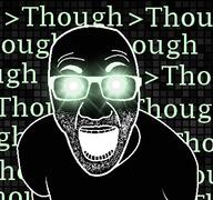arm clothes glasses glowing_eyes greentext inverted open_mouth soyjak stubble text thougher tshirt variant:el_perro_rabioso // 427x400 // 110.0KB