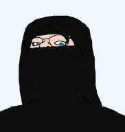 blue_eyes burqa burqah female femjak glasses hijab islam smirk smug subvariant:gapejak_female variant:gapejak white_skin // 940x992 // 46.3KB