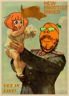 froot froot_(user) holding_object mymy ongezellig orange_skin poster propaganda // 183x255 // 73.8KB