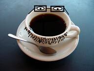 coffee cup glasses irl objectsoy open_mouth stubble variant:unknown // 1200x900 // 2.0MB
