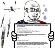 country downvote drone flag glasses hand holding_object missile reddit sign soyjak stubble subvariant:duzjak text united_states variant:soyak // 960x833 // 510.3KB
