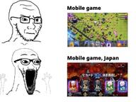 arm clash_of_clans concerned frown glasses hand hands_up japan open_mouth soyjak soyjak_comic stubble subvariant:wewjak text thing_japanese variant:soyak video_game // 640x479 // 315.6KB