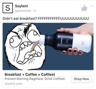 bottle facebook hand holding_object open_mouth rage_comic soy soyjak soylent text thumbs_up tongue variant:unknown white_skin // 640x594 // 215.3KB