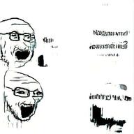 2soyjaks aijak distorted glasses meme open_mouth soyjak stubble text variant:classic_soyjak variant:unknown // 512x512 // 26.8KB