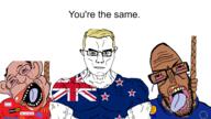 3soyjaks ack amerimutt angry anti_euro anti_mutt aryan blacked blue_eyes brown_skin closed_mouth clothes crying discord ear euromutt glasses hair mcdonalds new_zealand open_mouth pornhub stubble subvariant:ackmutt subvariant:euromutt subvariant:muscular_chud text tranny variant:bernd variant:chudjak walmart yellow_hair you're_the_same // 1920x1080 // 621.1KB