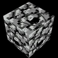 3d angry animated cobblestone glasses minecraft open_mouth rock soyjak stubble variant:cobson video_game // 264x264 // 534.6KB