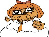 angry arm bowtie clothes fat fist glasses mymy necktie ongezellig open_mouth orange_hair orange_skin stubble variant:brojak // 1704x1280 // 59.2KB