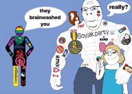 baby_monkey_torture badge blond blue_eyes communism feminism gigachad glasses hammer_and_sickle i_heart_nigger jeans kuz pride_flag qa_(4chan) rand_paul smile soot soyjak_party speech_bubble sproke squirrel subvariant:feralsquirrel subvariant:nucob subvariant:soylita total_nigger_death variant:cobson variant:gapejak yin_yang // 934x672 // 202.4KB