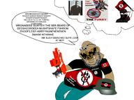 anti_furry autism bad_teeth brown_skin clothes comic_sans drool flag:anti_furry flag:isis flag:nazi_germany furry glasses helmet isis mucus nazism nerf nigger open_mouth retard soyjak stubble thougher variant:gapejak // 3264x2448 // 698.8KB