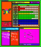 Hero_sheet Score_sheet butterfly character co_(4chan) colorful glasses smile soyjak stat_sheet stats variant:cobson // 999x1150 // 167.6KB